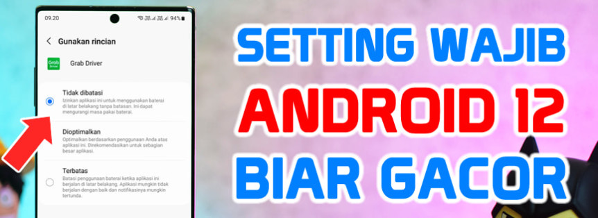 Cara Setting Android 12 Biar Order Ojek Online Makin Gacor
